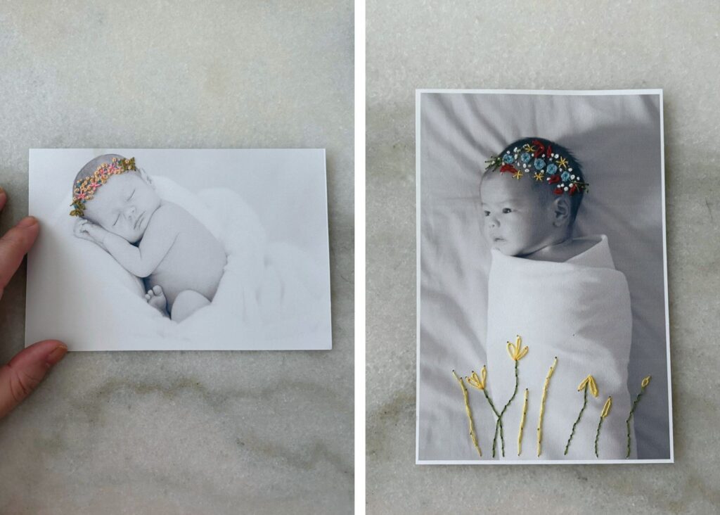 photo embroidery ideas